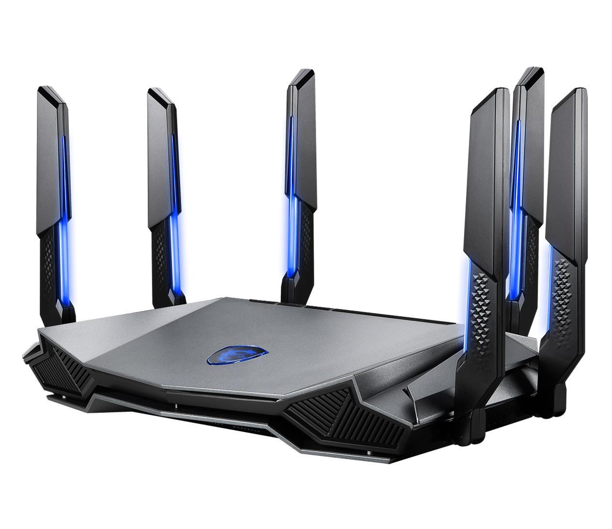 Маршрутизатор бездротовий MSI RadiX AXE6600 WiFi 6E (466669)