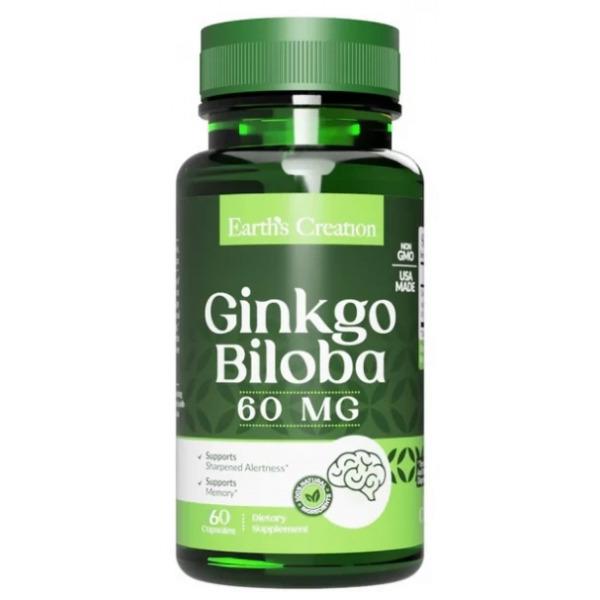 Гінкго білоба Ginkgo Biloba 60mg 60 капсул