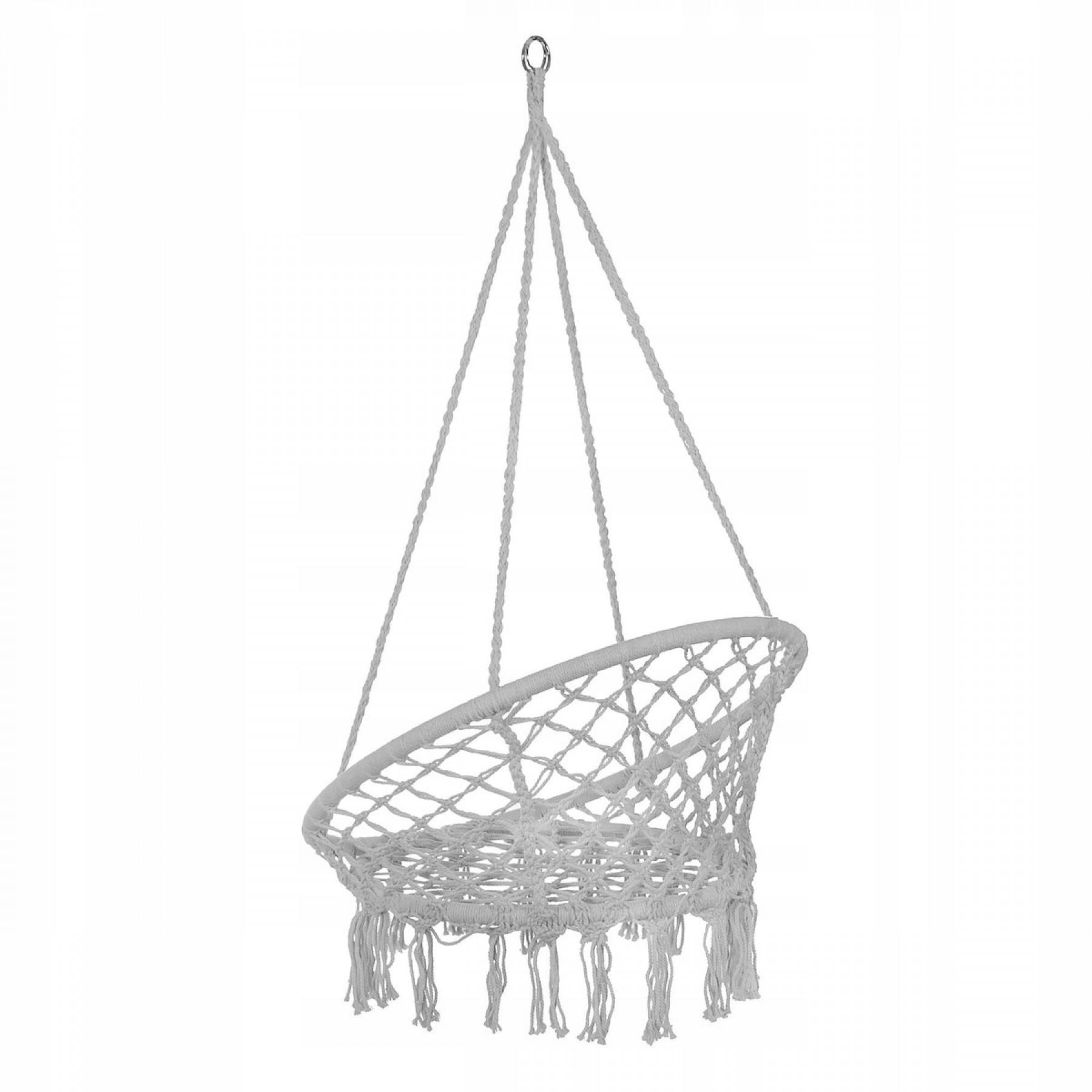 Крісло-гойдалка підвісне Springos SPR0040 плетене Grey - фото 8 Крісло-гойдалка підвісне Springos SPR0040 плетене Grey - фото 8