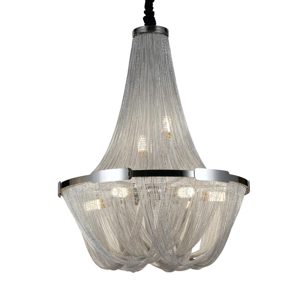 Люстра Levistella 908D0084-8 Неоклассика из цепей Silver (1887929003) - фото 3