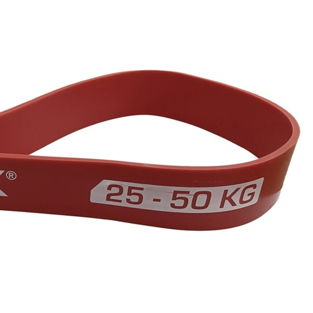 Резинка для фитнеса York 2080x45x4,5 мм 25-50 кг Красный (3546) - фото 5 Резинка для фитнеса York 2080x45x4,5 мм 25-50 кг Красный (3546) - фото 5