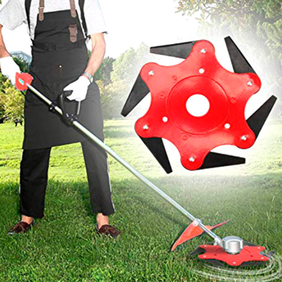 Нож сегментный 6 лезвий для газонокосилки/мотокосы/тримера стальной 15 см (313162) - фото 2 Нож сегментный 6 лезвий для газонокосилки/мотокосы/тримера стальной 15 см (313162) - фото 2