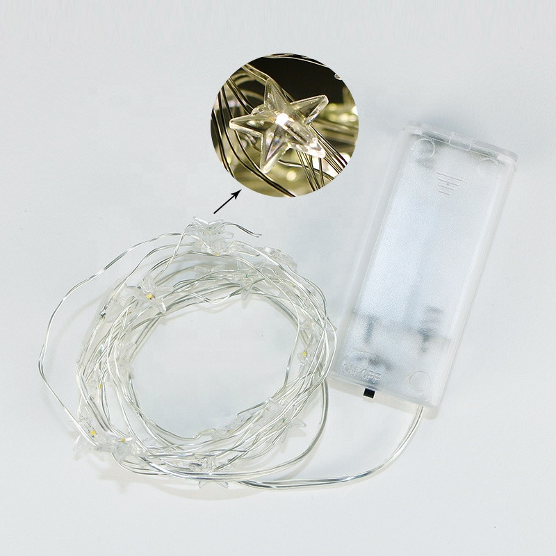 Гірлянда світлодіодна Ltl Зірочки 20 led 2 м нитка Білий - фото 5 Гірлянда світлодіодна Ltl Зірочки 20 led 2 м нитка Білий - фото 5