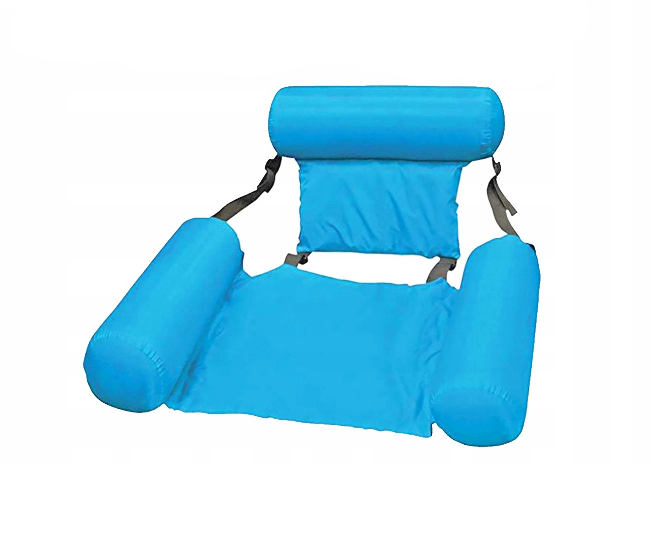 Надувний складаний матрац плаваючий стілець Блакитний (c1a3c6c3) - фото 1