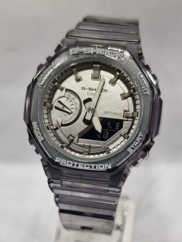 Наручные часы женские Casio G-Shock GMA-S2100SK-1AER ударопрочные с водозащитой 200 м и черным циферблатом Наручные часы женские Casio G-Shock GMA-S2100SK-1AER ударопрочные с водозащитой 200 м и черным циферблатом