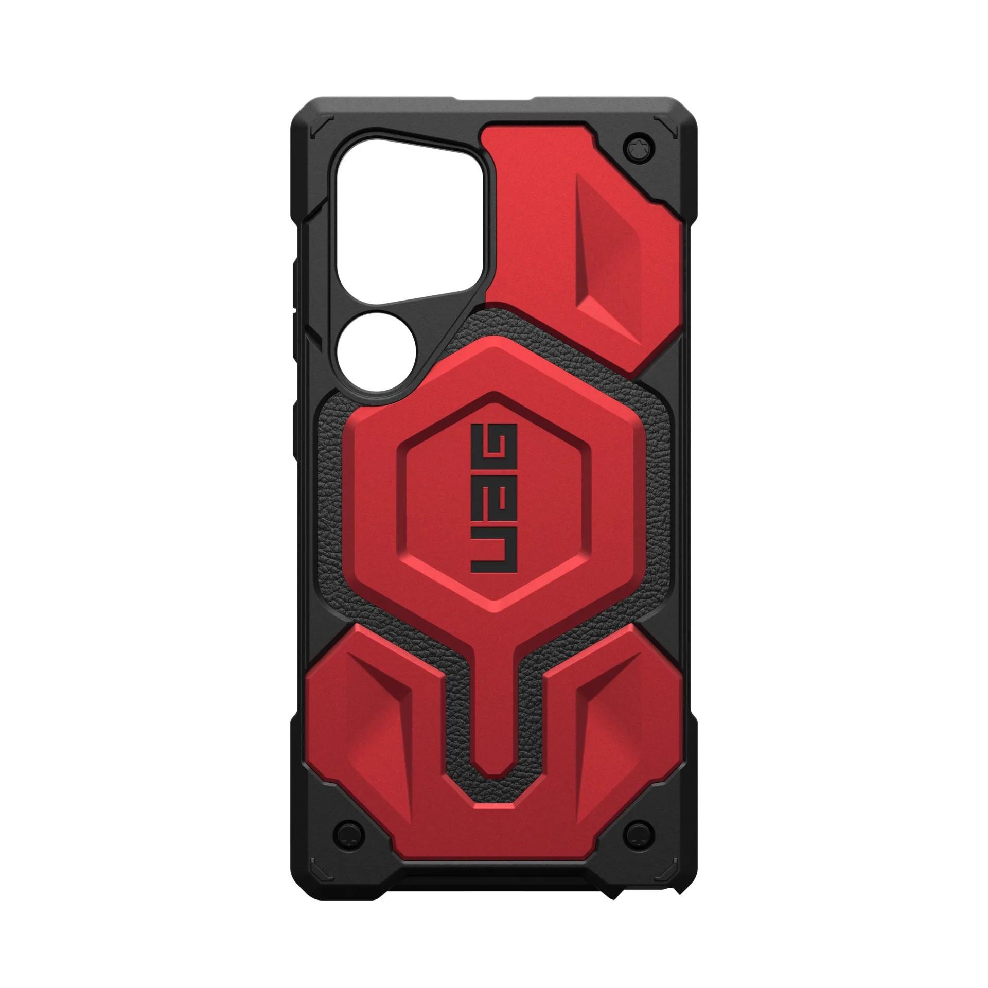 Чохол для телефону UAG Monarch Pro Samsung Galaxy S24 Ultra Чорний/Червоний - фото 6