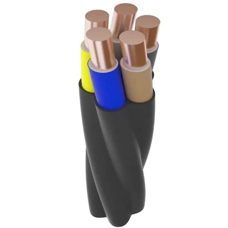 Кабель медный ЗЗКМ ВВГнг круглый негорючий 5х35 мм2 Черный (28164173)