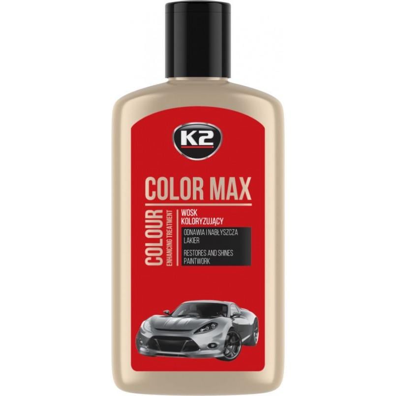 Поліроль K2 COLOR MAX 250 мл Червоний (K020RED)