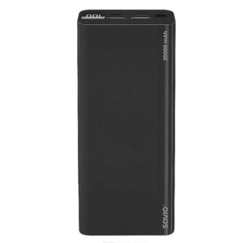 Портативное зарядное устройство Savio BA-05 20000 mAh 20W Black (SAVBA-05)