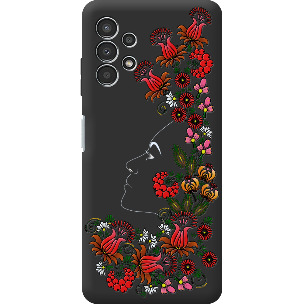 Чохол BoxFace Samsung Galaxy A13 4G (A135) 3D Ukrainian Muse Чорний силікон (44331-bk64-44334)