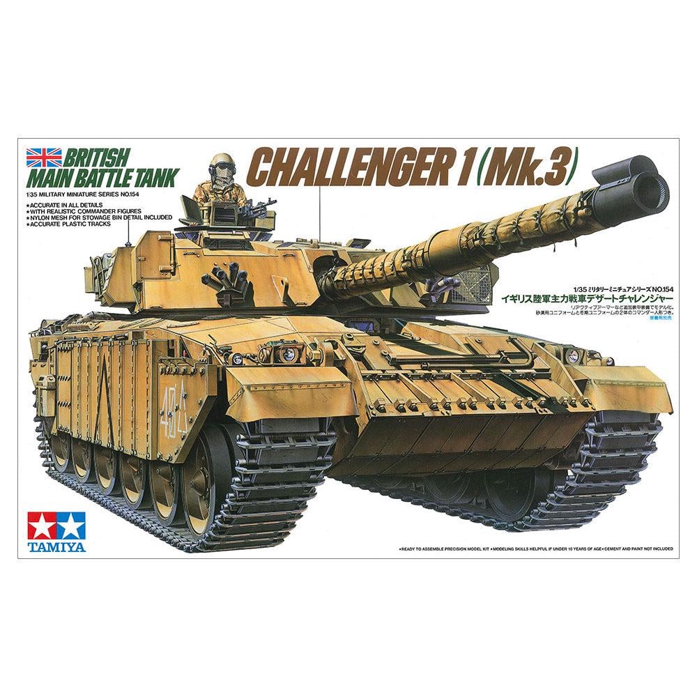 Сборная модель Tamiya танк 1:35 Bri. Challenger 1 Mk.3 (35154-000)
