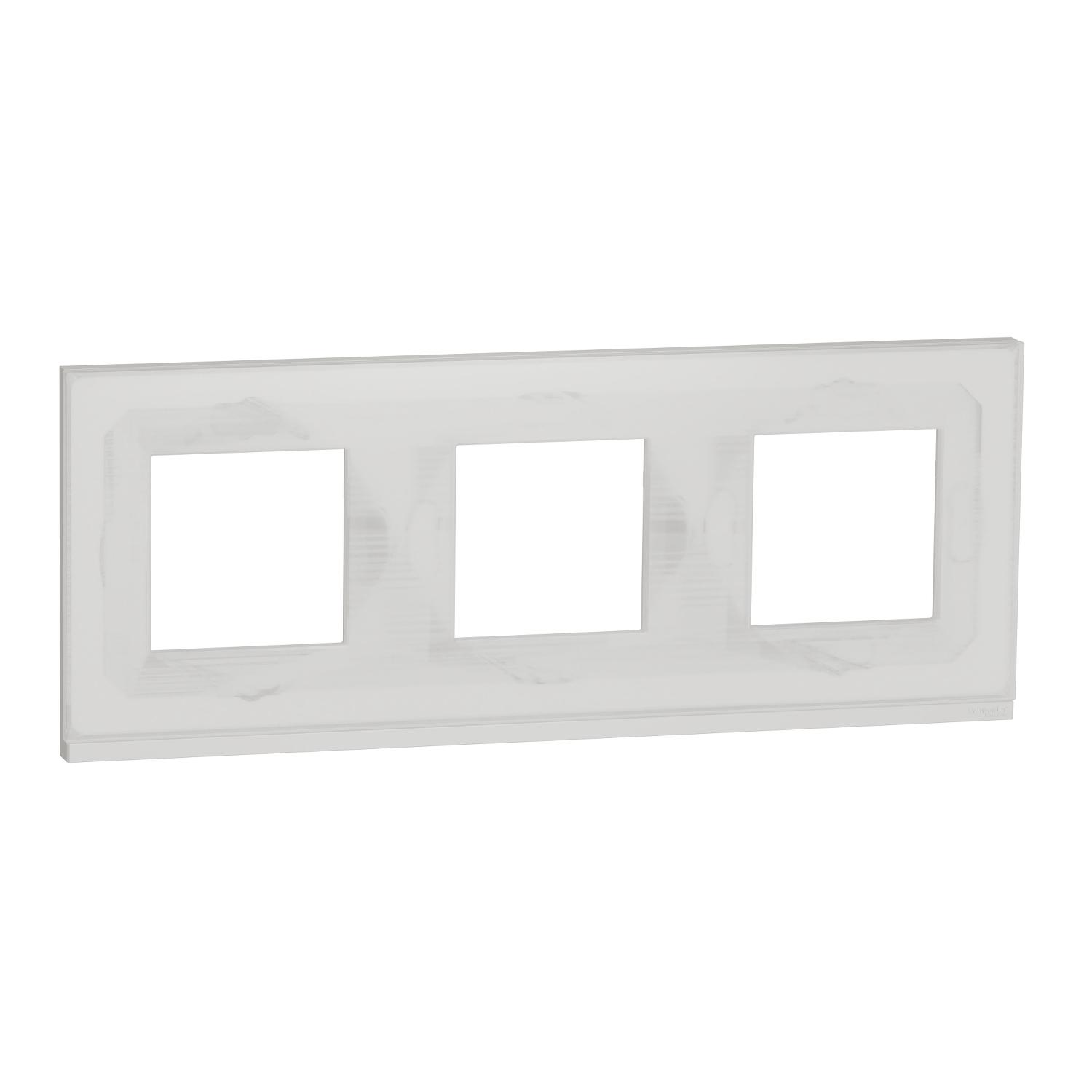 Рамка Schneider Electric 3-постовая горизонтальная PC Unica Белый (NU600685) Рамка Schneider Electric 3-постовая горизонтальная PC Unica Белый (NU600685)