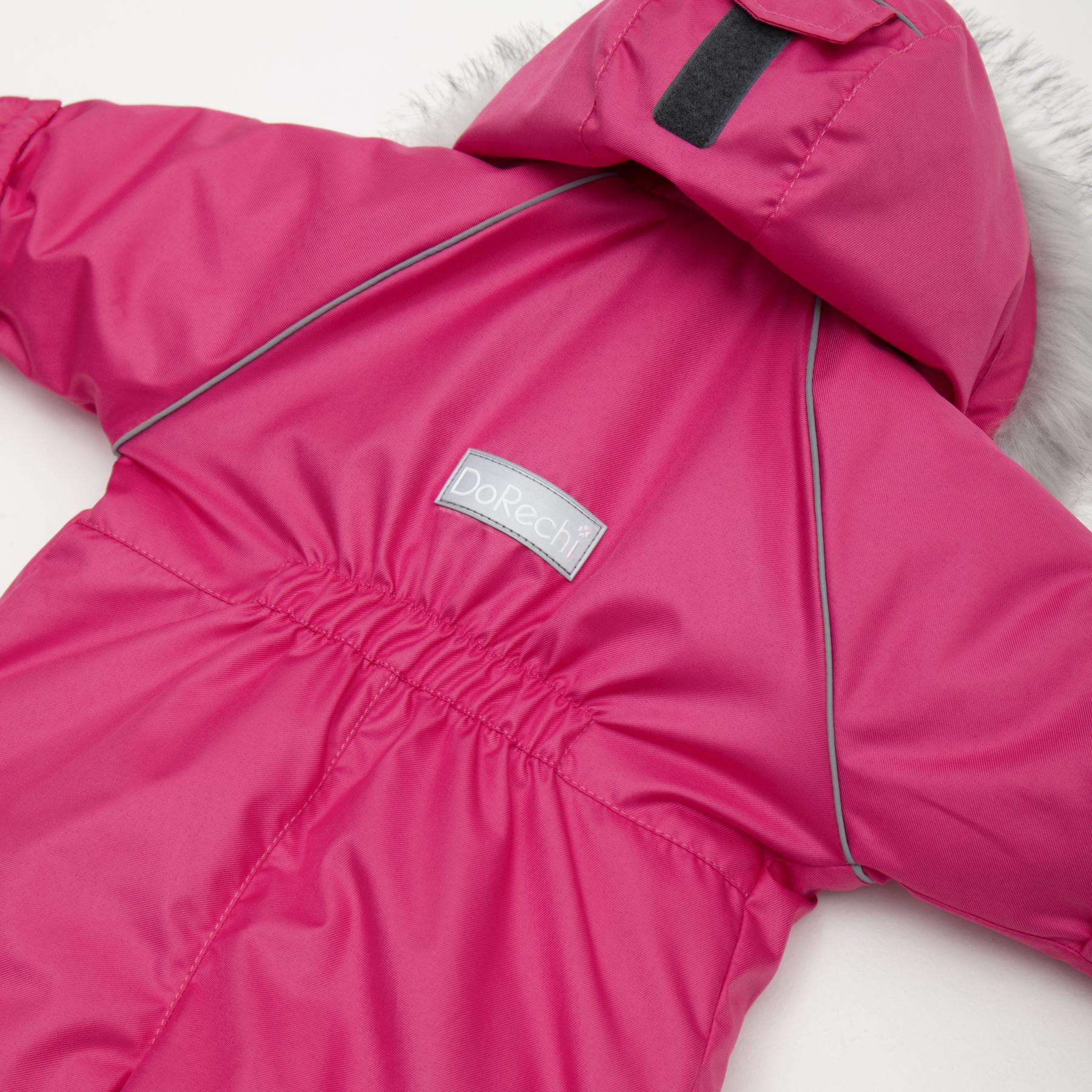 Дитячий зимовий комбінезон з капюшоном DoRechi Аполло з хутром 92-98 см Рожевий (21512) - фото 7 Дитячий зимовий комбінезон з капюшоном DoRechi Аполло з хутром 92-98 см Рожевий (21512) - фото 7