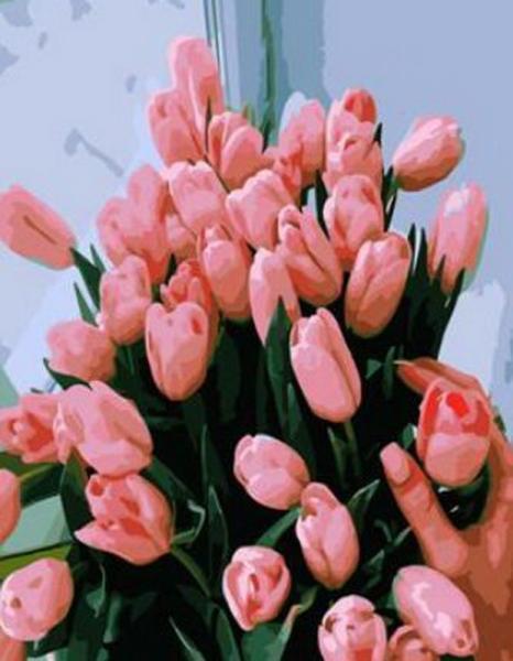 Картина по номерам Josef Otten Цветы Тюльпаны 40х50 см в термопакете (5573RA_O-mt)