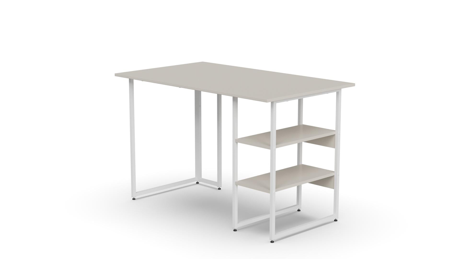 Стол письменный Ferrum-decor Кевин металл/ДСП 16 мм 75x100x60 см Белый/Кашемир (FRD-108118)