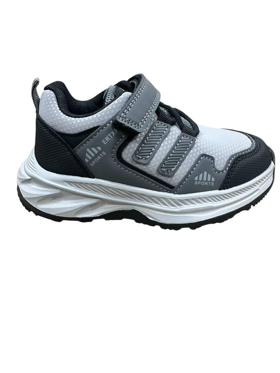 Кроссовки детские Bessky с липучкой р. 30 Черно-серый