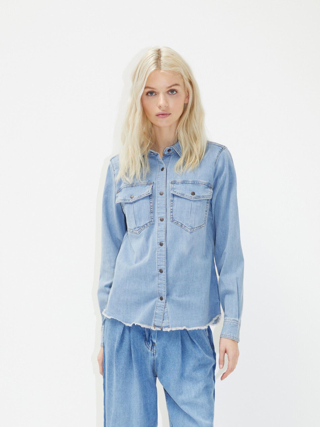 Рубашка женская Sisley 52tplq00q S Черный