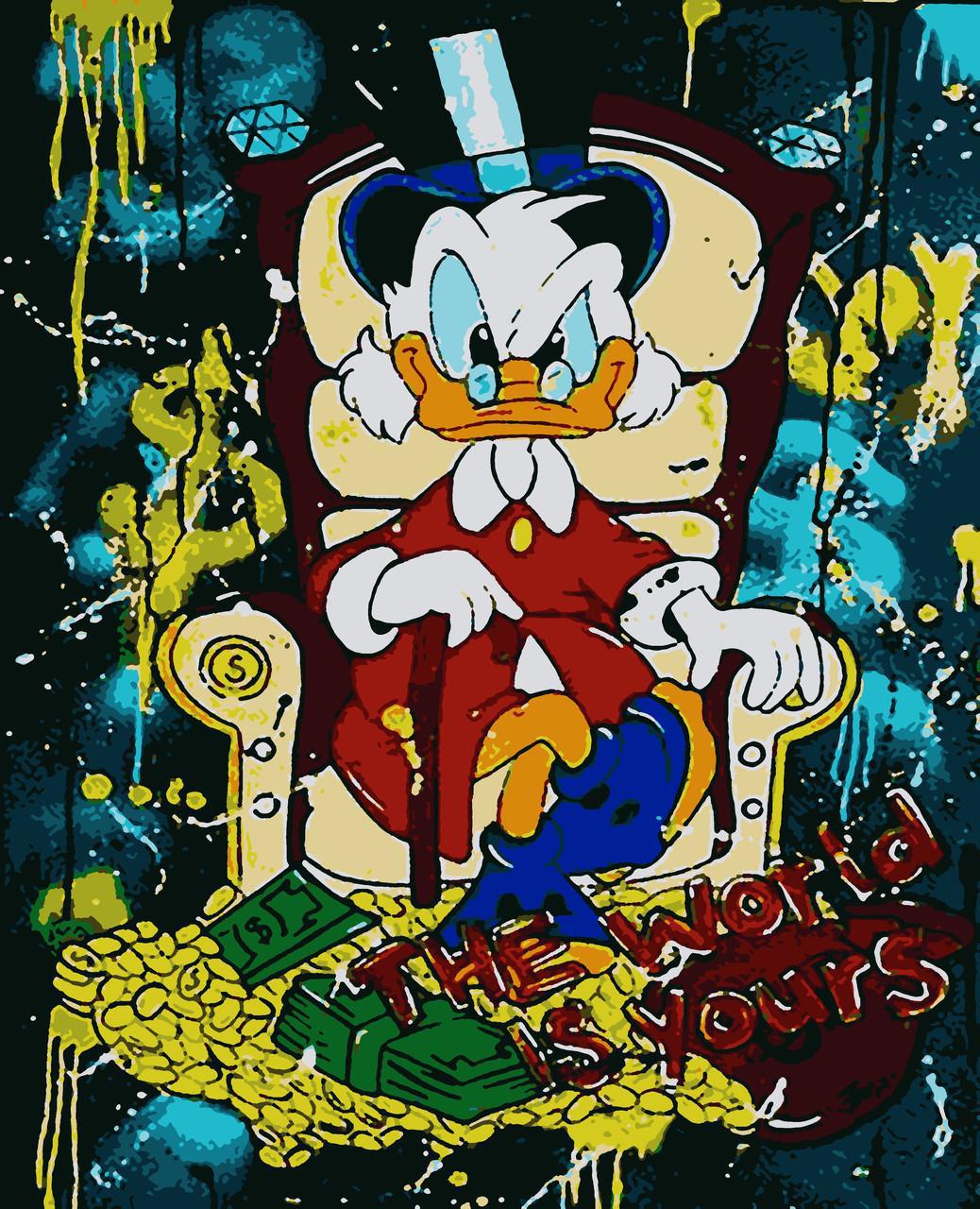 Картина по номерам Artissimo Скрудж Макдак 50х60 см (PNX2010-Artis)
