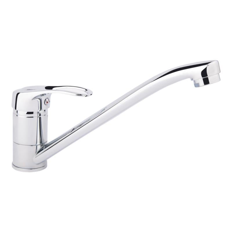 Смеситель для кухни Lidz d-35 прямой гусак Хром (000051486)