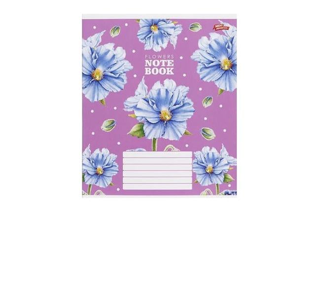 Тетрадь ученическая Мрії збуваються Flowers Note Book 3436D А5/18 линейка Тетрадь ученическая Мрії збуваються Flowers Note Book 3436D А5/18 линейка
