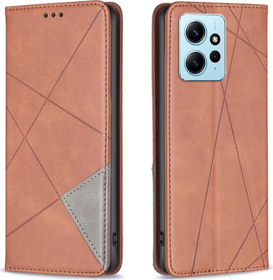 Чехол книжка SHLab Prisma Xiaomi Redmi Note 12 4G Brown (36328-30)