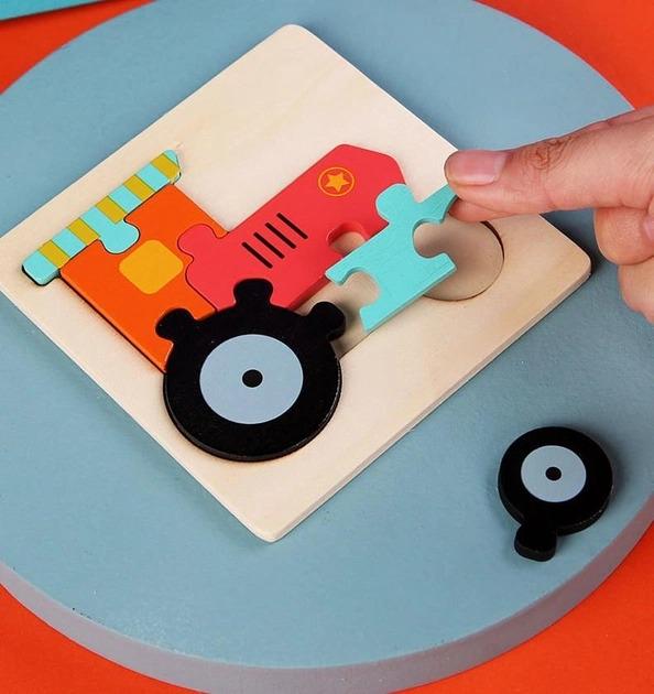 Деревянная игрушка Fun Game Монтессори Пазлы Кораблик (12177849) - фото 2 Деревянная игрушка Fun Game Монтессори Пазлы Кораблик (12177849) - фото 2