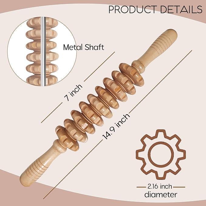Масажний інструмент Wood Therapy для фасціального масажу - фото 2