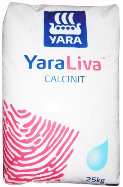 Удобрение комплексное минеральное кальциевая селитра Yara Liva Calcinit Yara 25 кг