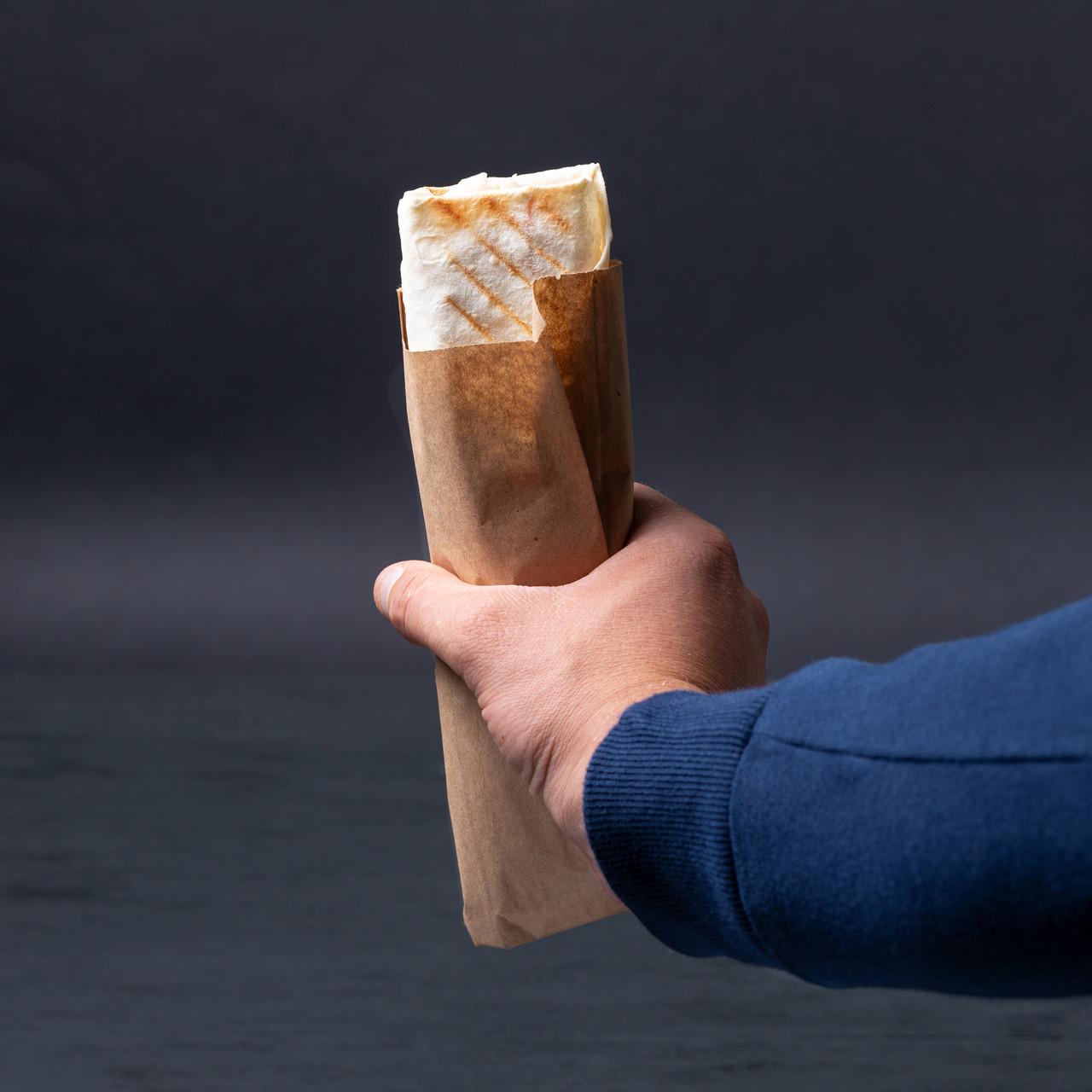 Пакет для шаурмы пончиков выпечки 100х70х230 мм 1000 шт. Бурый - фото 2