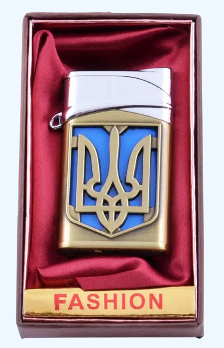 Зажигалка газовая "Україна" Oud в подарочной коробке Gold (32162112)