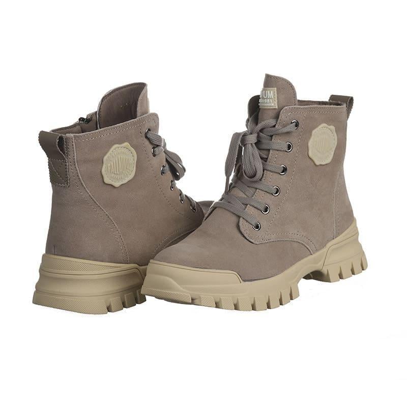 Ботинки женские It ts E827-C замшевые р. 36 Серый (10061)