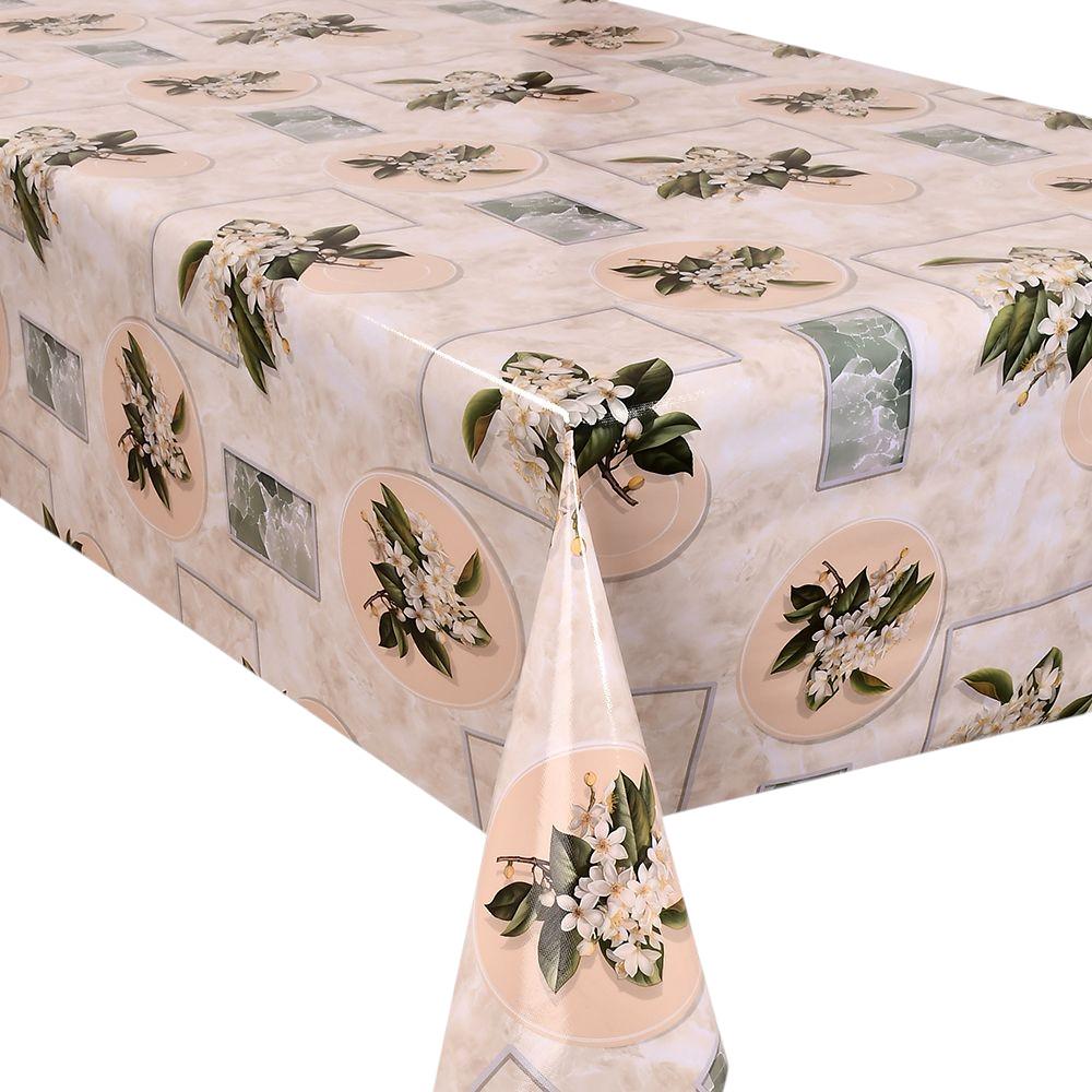 Клеенка на стол Glossy MA-5422 1,37x20 м Бежевый (30359896)