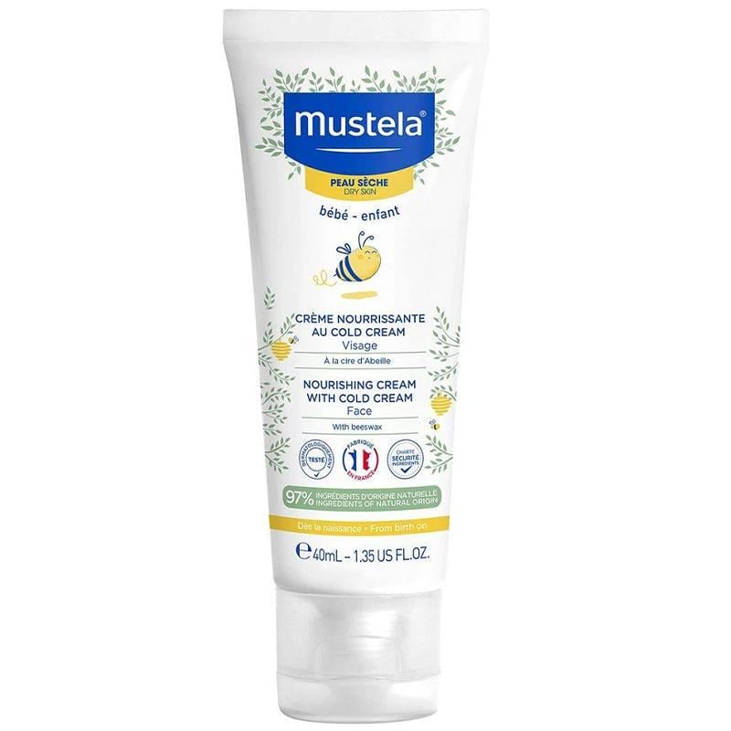 Крем питательный Mustela Cold Cream для сухой кожи детей от рождения с пчелиным воском маслом ши и авокадо 40 мл Крем питательный Mustela Cold Cream для сухой кожи детей от рождения с пчелиным воском маслом ши и авокадо 40 мл