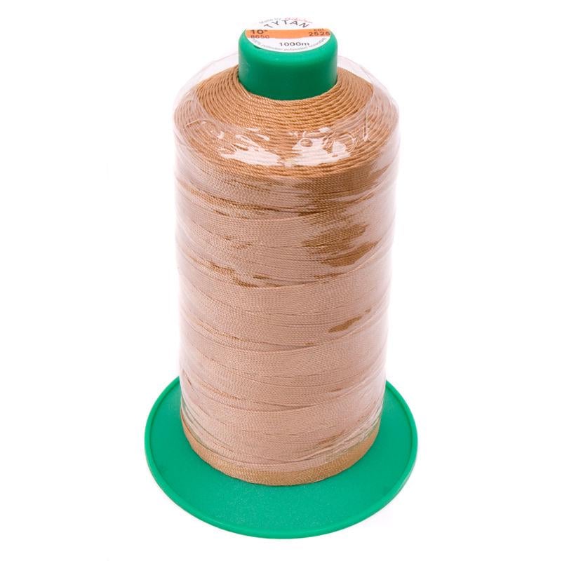 Нитки сверхпрочные Ariadna Tytan 10 1000 м Золотисто-коричневый (2525)