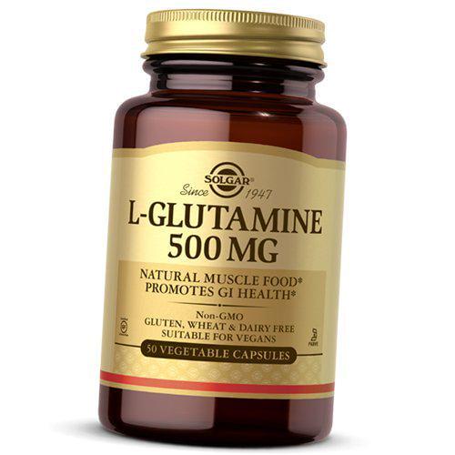 Глютамин L-Glutamine 500 50 вег. капс. (32313002)