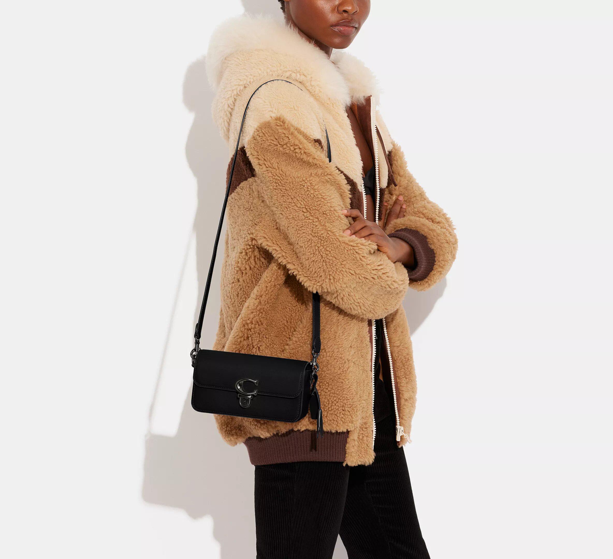 Сумка женскаяа Coach Studio Baguette Bag Черный - фото 6
