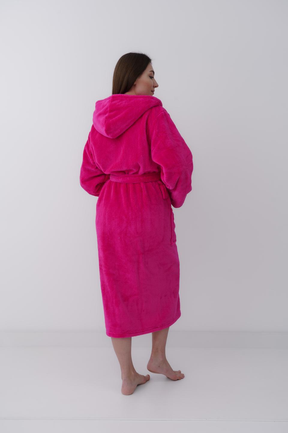 Халат жіночий UT Store HT01 XXL Малиновий - фото 2