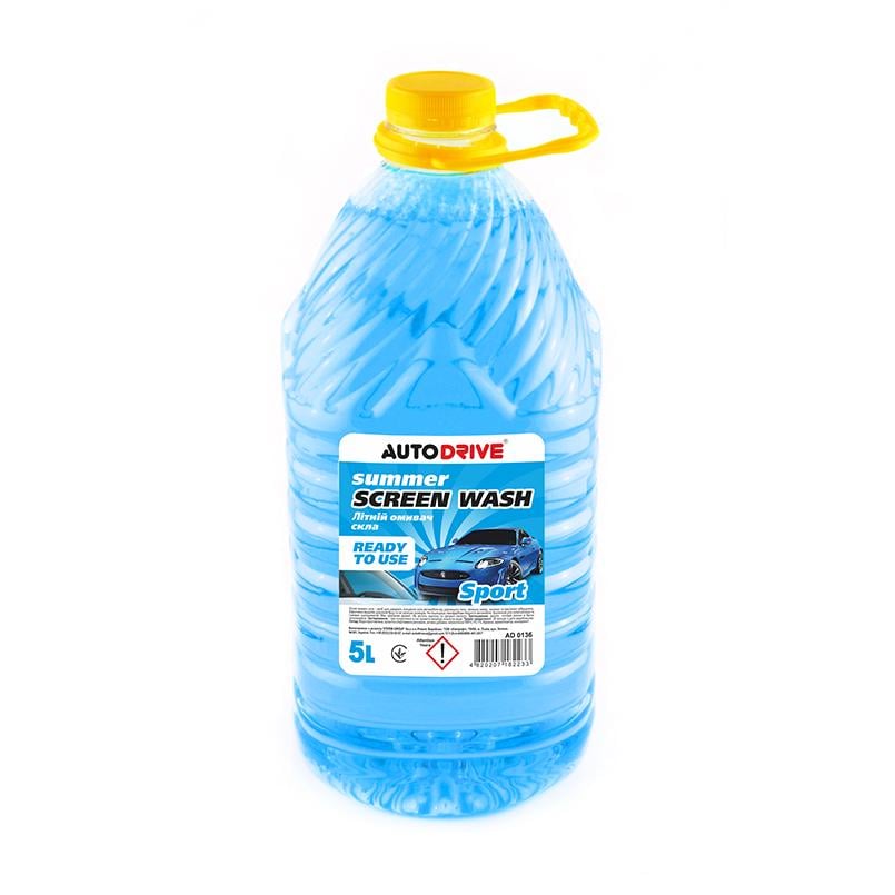 Омыватель стекла летний AutoDrive Summer Screen Wash Sport PET 5 л (AD0136)