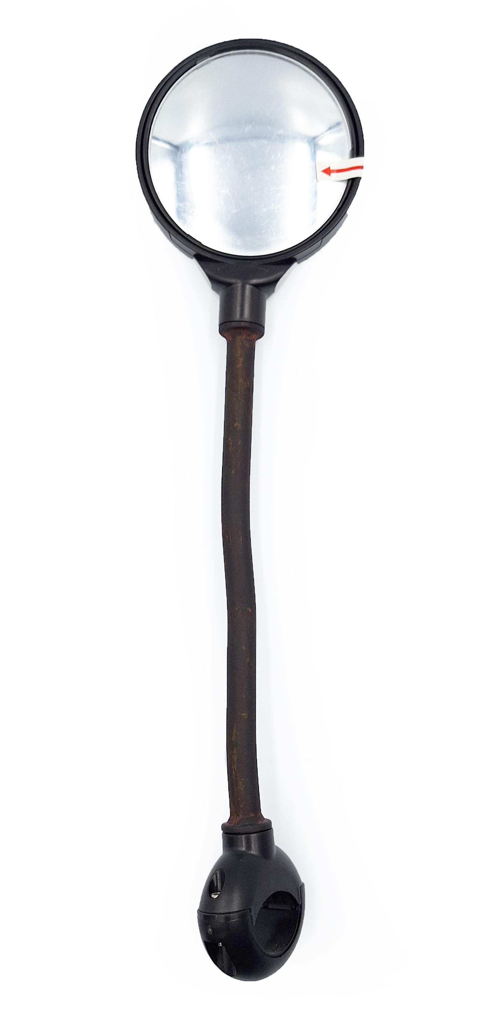 Дзеркало для велосипеда на кермо кругле гнучке 35x9 см Чорний (G0000487) - фото 2 Дзеркало для велосипеда на кермо кругле гнучке 35x9 см Чорний (G0000487) - фото 2