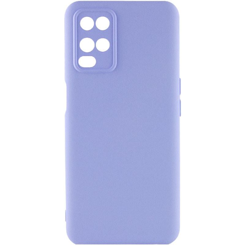 Протиударний чохол Silicone Cover Lakshmi Full Camera (A) для Oppo A54 4G Бузковий/Dasheen