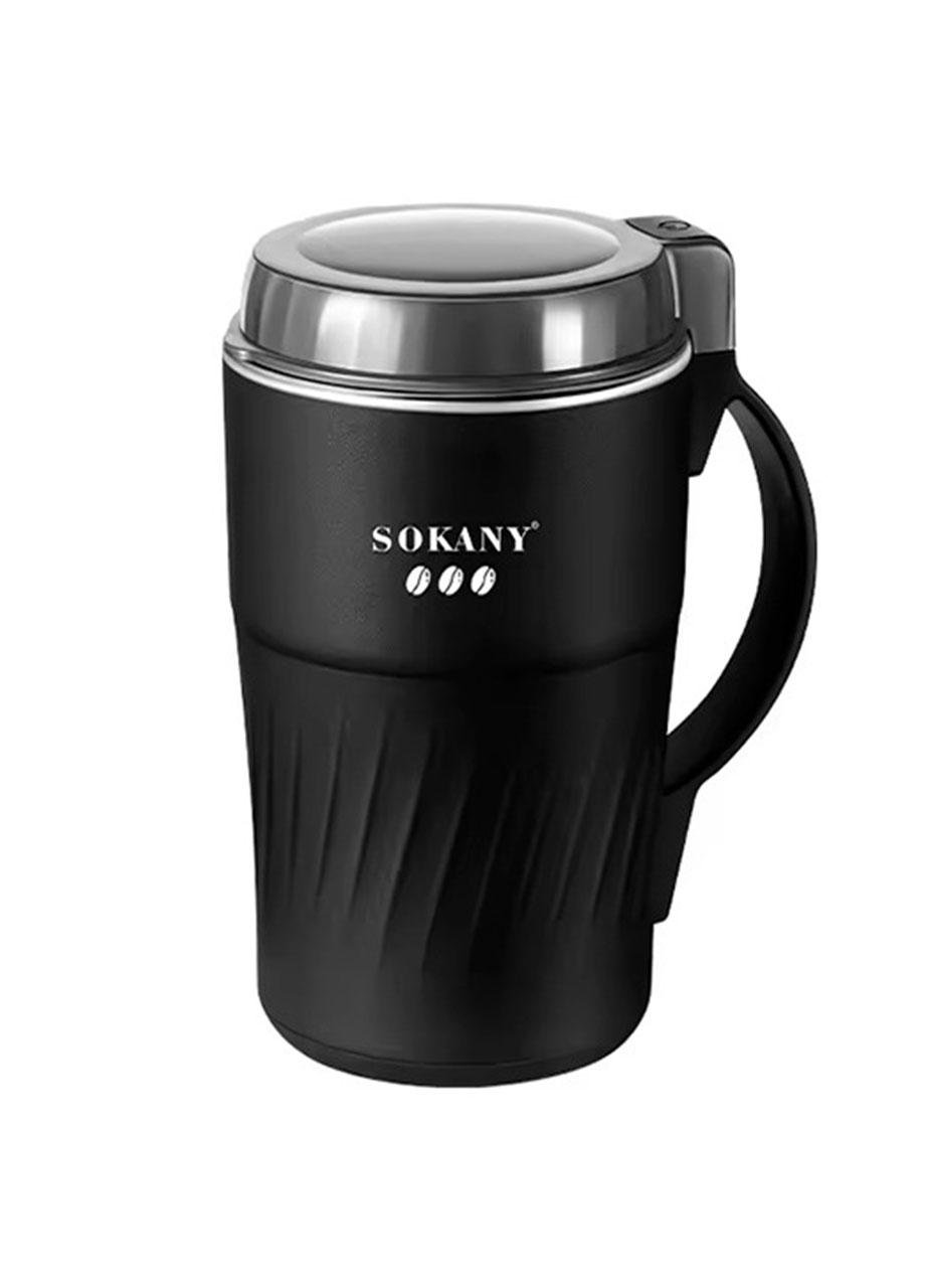 Кавомолка електрична Sokany SK-04024 нержавіюча сталь 300 Вт 500 г Чорний (3663777А)