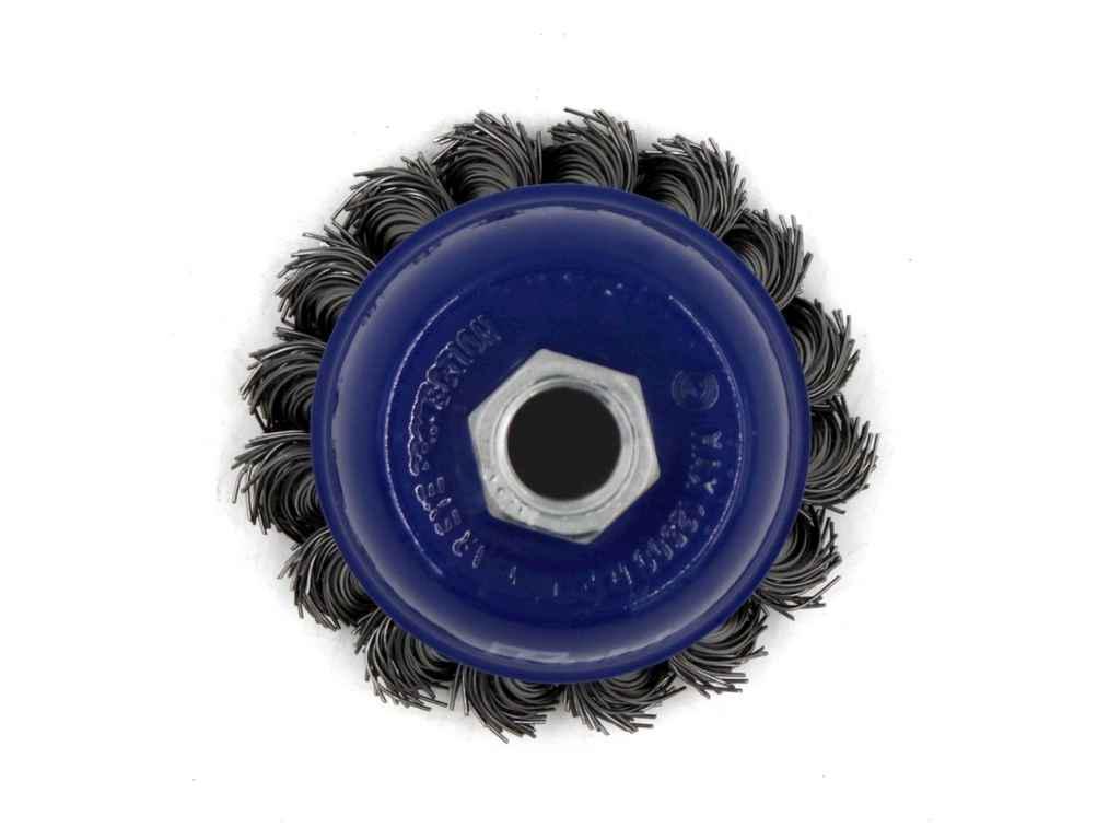 Щетка проволочная Kubis d 100 мм чашевидная (07-06-2100) Щетка проволочная Kubis d 100 мм чашевидная (07-06-2100)