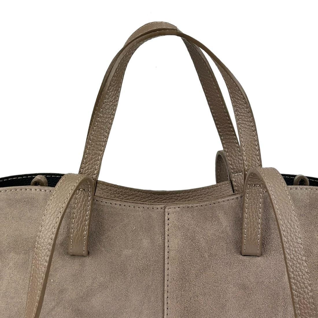 Сумка женская замшевая Firenze Italy F-IT-7888T Тауп (2656558550) - фото 4