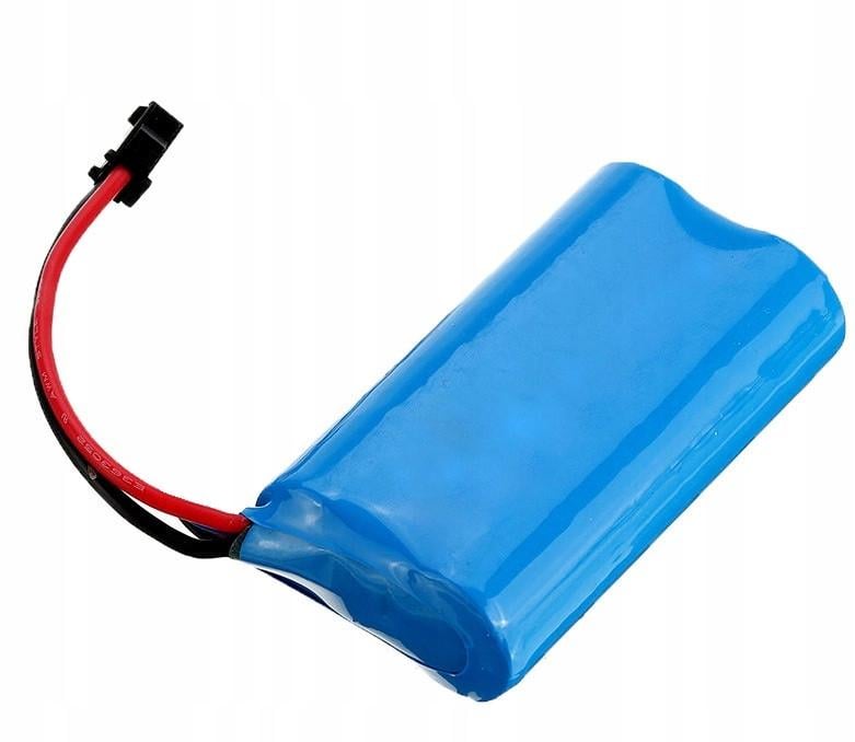 Аккумулятор 18650 7,4V 2900 mAh с коннектором JST SM-2P для детских игрушек и радиоуправляемых моделей (18855)
