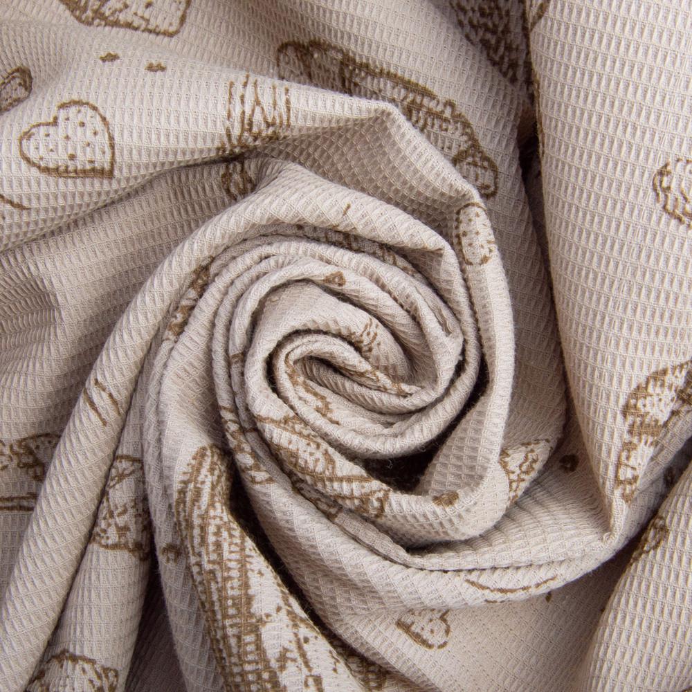 Ткань полотенная вафельная Хлеб ржаной (2360242473)