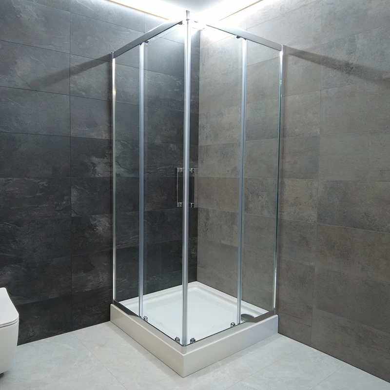 Душова кабіна Dusel А-513 двері розсувні/скло прозоре 80х80х190 (551381) - фото 4 Душова кабіна Dusel А-513 двері розсувні/скло прозоре 80х80х190 (551381) - фото 4