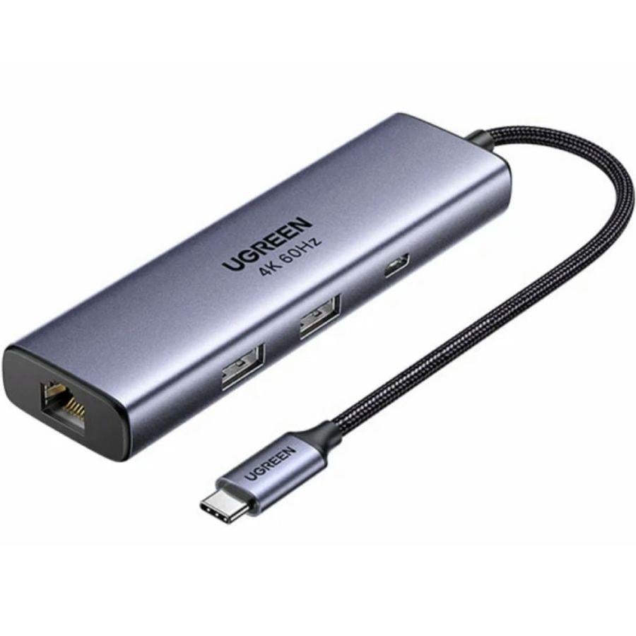 USB-хаб UGREEN CM512 6в1 (75643)