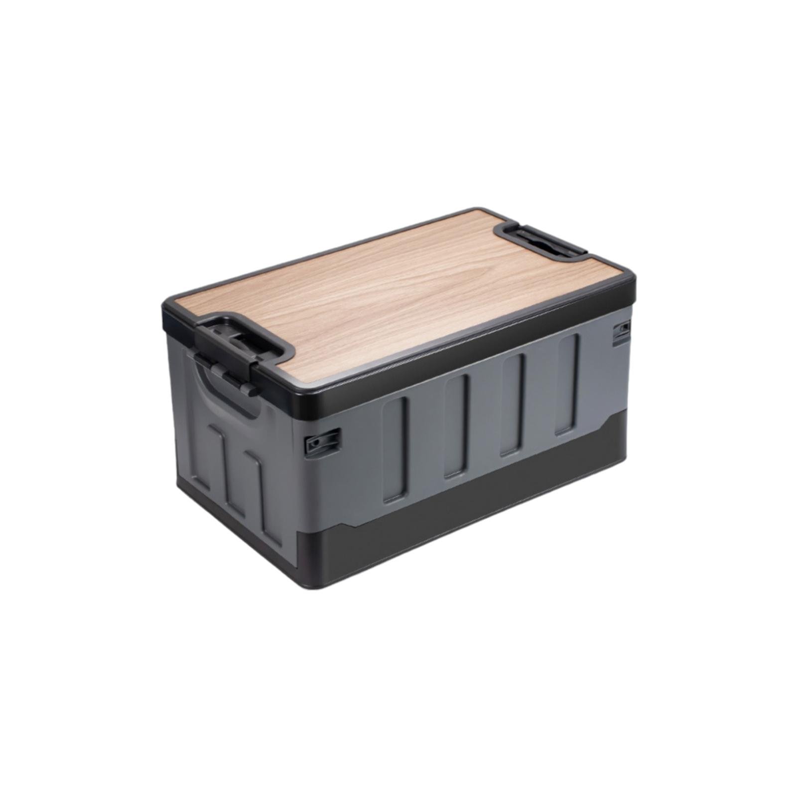 Ящик для зберігання Optima складаний 60 л 59x36x29 см Сірий