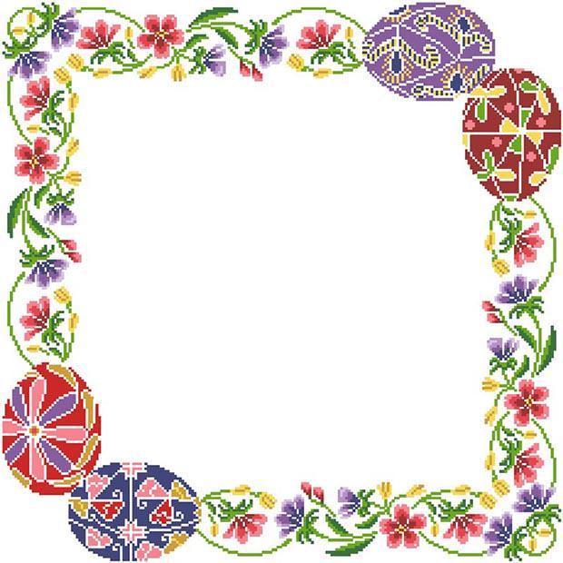 Схема Пасхальная скатерть для вышивки бисером и нитями на ткани (ТР242пБ5252) Схема Пасхальная скатерть для вышивки бисером и нитями на ткани (ТР242пБ5252)