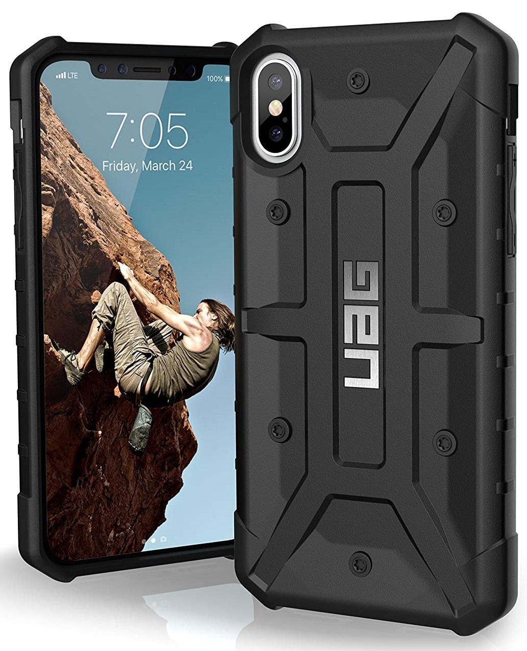 Чехол противоударный милитари UAG Pathfinder IPHX-A-BK для Iphone X/XS (5.8") Black - фото 2